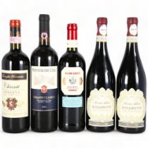 Rocca Alata, Amarone Della Valpolicella, 2014 x 2 bottles. Gran Conti, Biferno, Riserva, 2005.