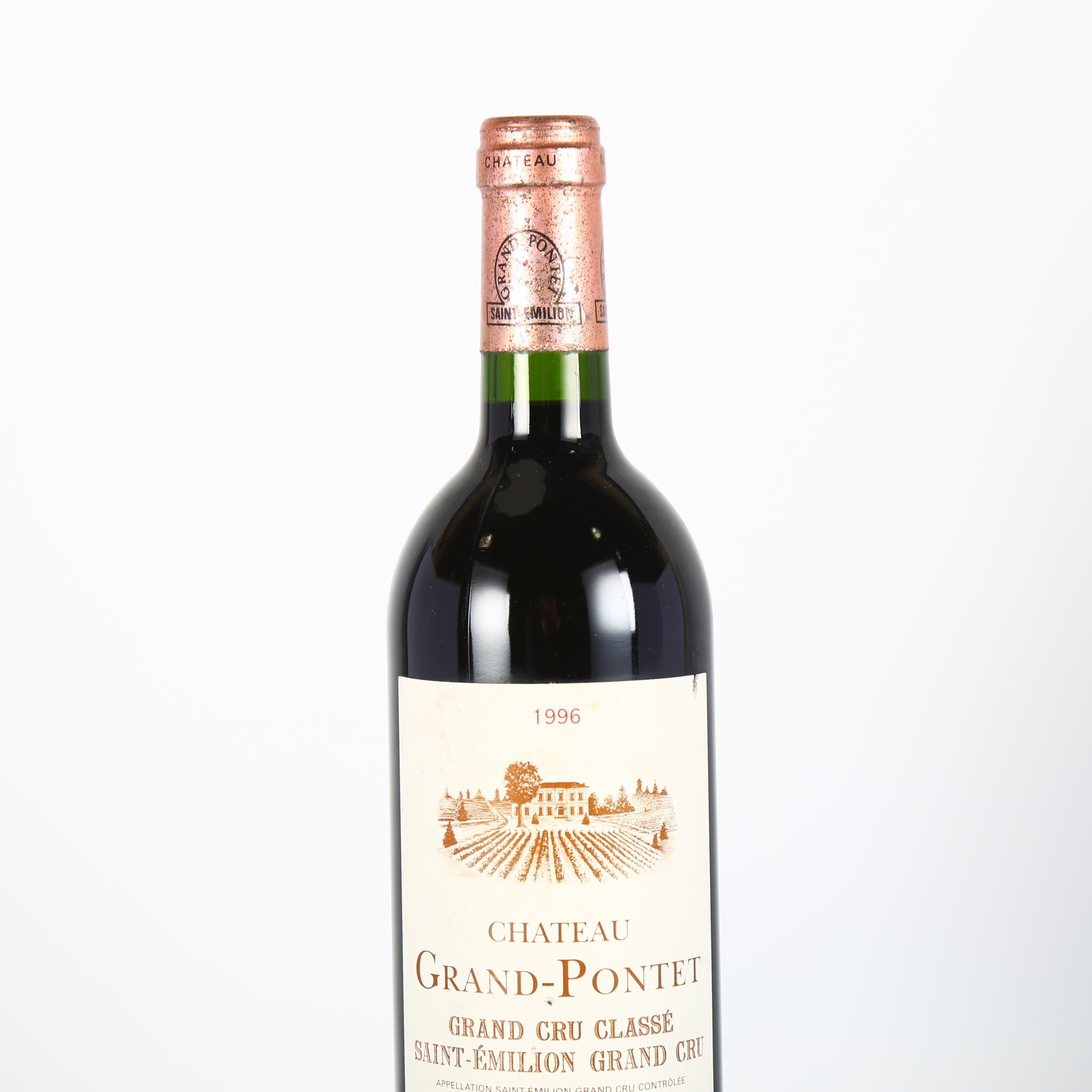 Chateau Grand-Pontet 1996, St Emilion Grand Cru x 1 bottle. Bordeaux red wine - Image 2 of 3