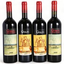 Sicilia IGT, Gulfi. Nerobaronj 2008 x 2 bottles. Nerobleo 2013 x 2 bottles. Sicilia IGT, Gulfi.