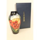 Moorcroft 'Forever England' ovoid vase, trial piece, designed by Vicky Lovatt, height 21cm, with