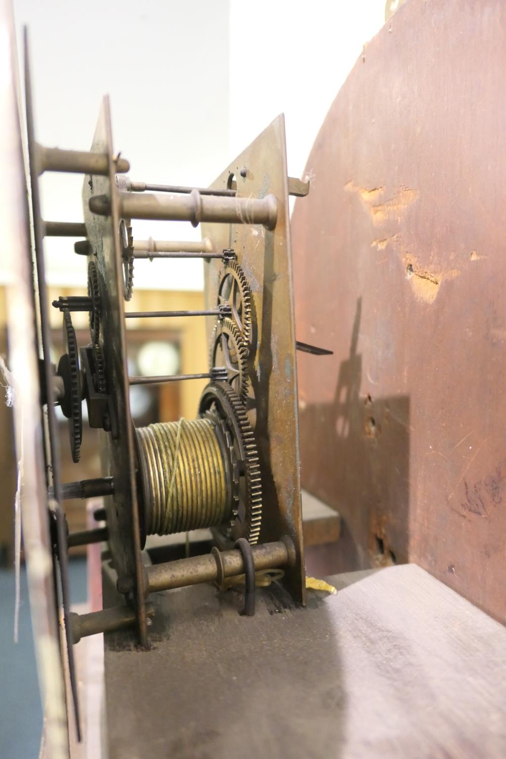 Robert Roskell, Liverpool, mahogany regulator longcase clock, the hood with brass eagle and ball - Image 4 of 4