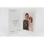 Charles III (b.1948 - ) and Diana (1961-1997) as Prince and Princess of Wales, Christmas card, 1981,