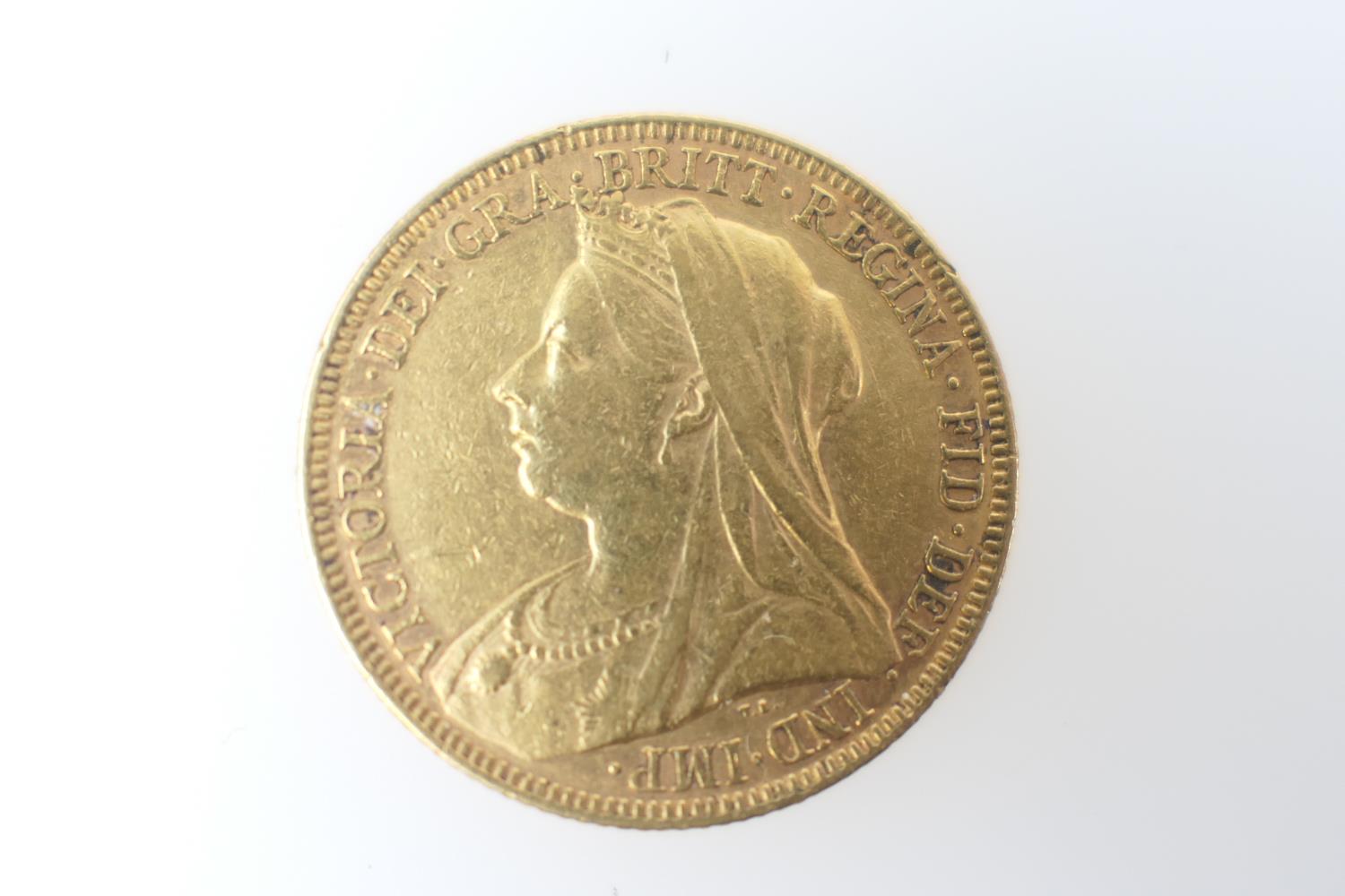 Victorian gold sovereign, 1897 (VF), weight approx. 8g