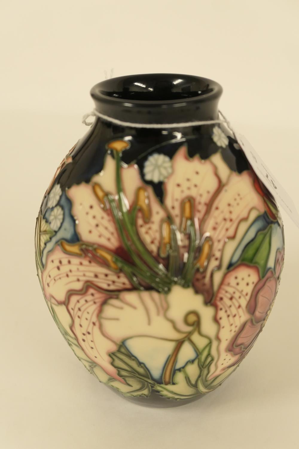 Moorcroft trial ovoid vase, circa 2011, designed by Kerry Goodwin, decorated with a scrolling - Image 3 of 4