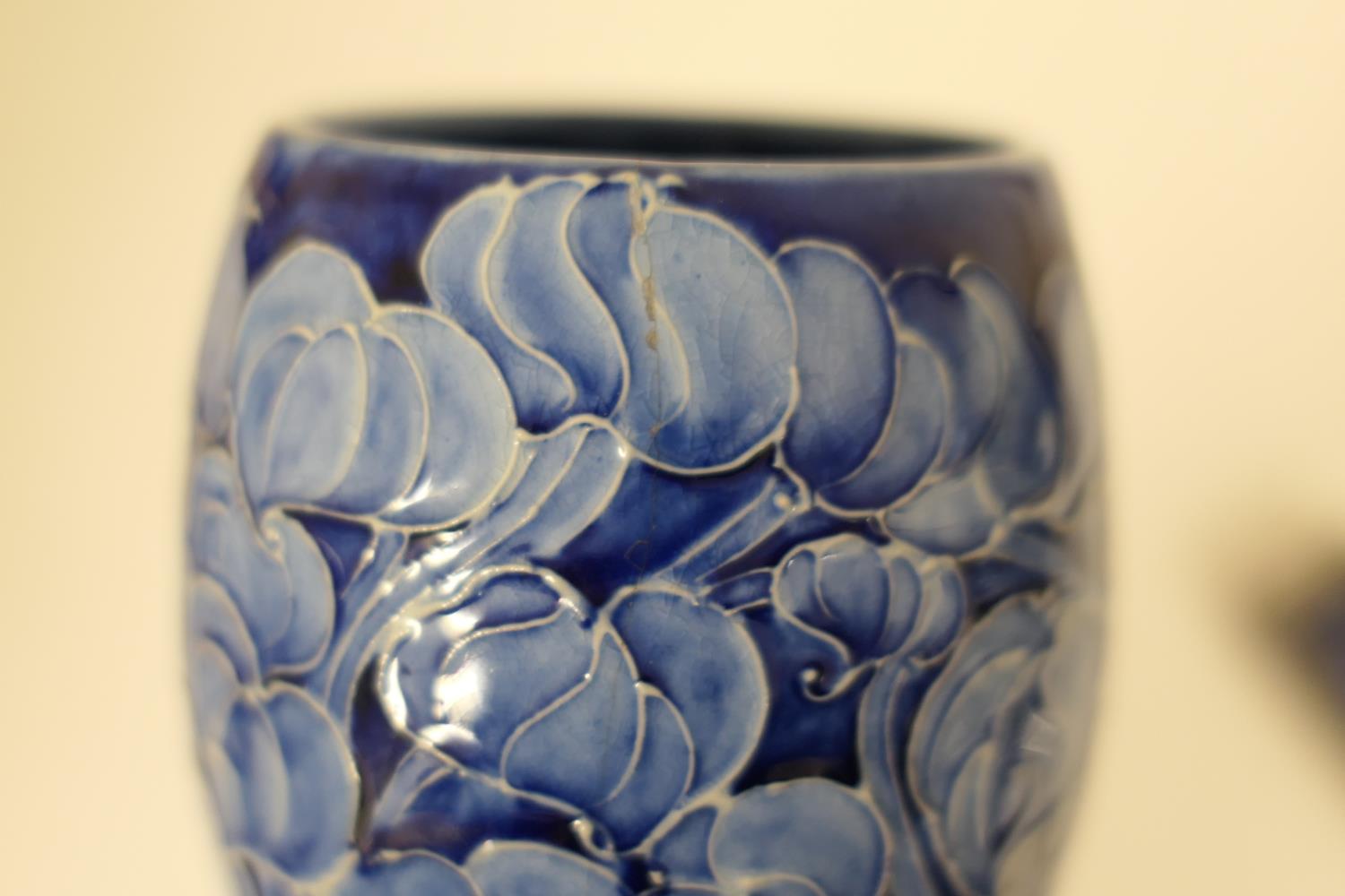 William Moorcroft for Macintyre, Florian vase, circa 1900, slender waisted form decorated with - Image 3 of 8