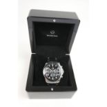 Mercedes Benz Collection gent's stainless steel chronograph wristwatch, quartz movement, the case