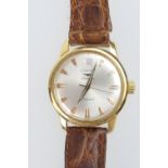 Longines 18ct gold Conquest gent's automatic wristwatch, circa 2004, champagne coloured dial with