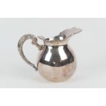 Peruvian sterling silver pitcher, Sheffield import marks for 1981, plain baluster form, height 17cm,