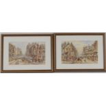 Thomas W Walshaw (1860-1906), Pair, Chester street views in Victorian times, Eastgate Street and