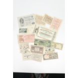 Argentina bank notes, issued in Bolivia, Oxandaburu Y Garbino, 4 Reales/5 Pesos Bols, both unsigned,