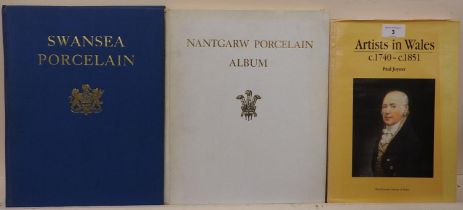 W D John 'The Nantgarw Porcelain Album', pub. 1975; also W D John 'Swansea Porcelain', pub. 1978;