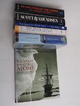 Six Antarctic and Polar Exploration volumes including Sir Ranulph Fiennes 'To the ends of the