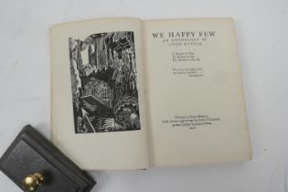 Owen Rutter 'We Happy Few, An Anthology', illus. with engravings by John O'Connor, printed at The