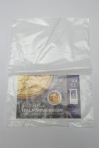 2000 United Kingdom half sovereign (Royal Mint Bullion), original packaging, weight 3.99g (Please
