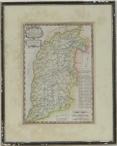 Chinese interest: George Child (1706-circa 1753), 'Province III Kyang-si', hand coloured engraved