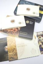 Three United Kingdom quarter sovereigns, 2009, 2010 and 2012 (Royal Mint Bullion), original boxes,