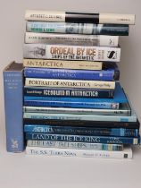 A number of mostly modern Antarctic and Polar Exploration volumes including John Grierson 'Challenge