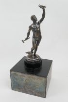 The Vulcan Mess elctroplated figural trophy, height 36cm (Please note condition is not noted. We