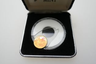 Alaska Mint 1993 gold coin, weight approx. 3g (Please note condition is not noted. We strongly