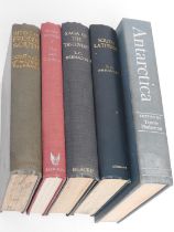 Five Antarctic and Polar Exploration volumes including 'Into the frozen South' by Scout Marr of