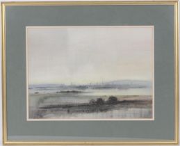 Colin Radcliffe (Contemporary), Lancashire Mills, watercolour, signed, 58cm x 51cm Provenance: