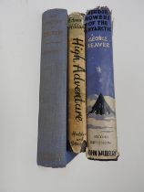 Sir Edmund Hillary 'High Adventure' 1st edition, published 1955 by Hodder & Stoughton, with dust