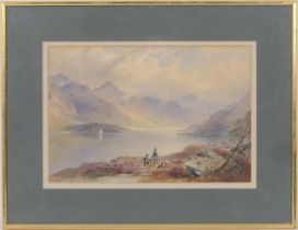 Charles Frederick Buckley (1812 - 1869), three Highland views including Glen Coe, Loch Long and Loch