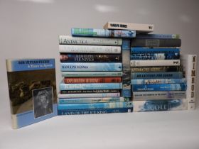 A number of mostly modern Antarctic and Polar Exploration volumes including E W Hunter Christie 'The