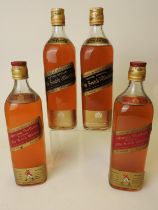 Johnnie Walker Black Label, blended Scotch whisky (2 bts); also Johnnie Walker Red Label, blended