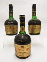 Courvoisier VSOP Fine Liqueur Cognac (3 bts) (Please note condition is not noted. We strongly advise