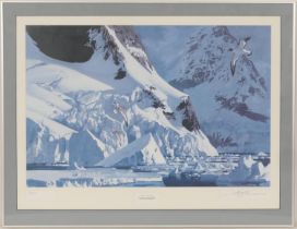 Keith Shackleton (1923-2015), 'Cape Renard, A Summer Evening off The Antarctic Peninsula', limited