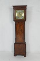 Thomas Richardson, Weaverham, mahogany eight day longcase clock, circa 1795, the hood with brass