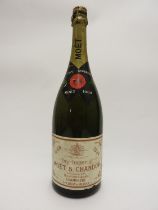 Moet et Chandon Dry Imperial 1964 Vintage Champagne, magnum (levels lower neck) (Please note