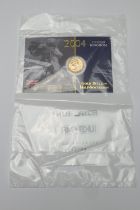 2004 United Kingdom half sovereign (Royal Mint Bullion), original packaging, weight 3.99g (Please
