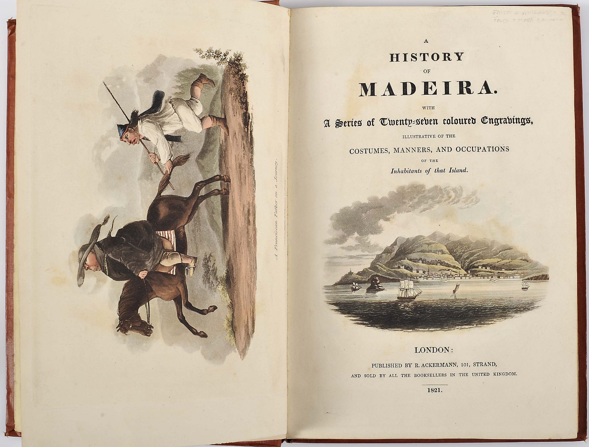 [COMBE, William].- A history of Madeira with a series of twenty-seven engravings, illustrative of th