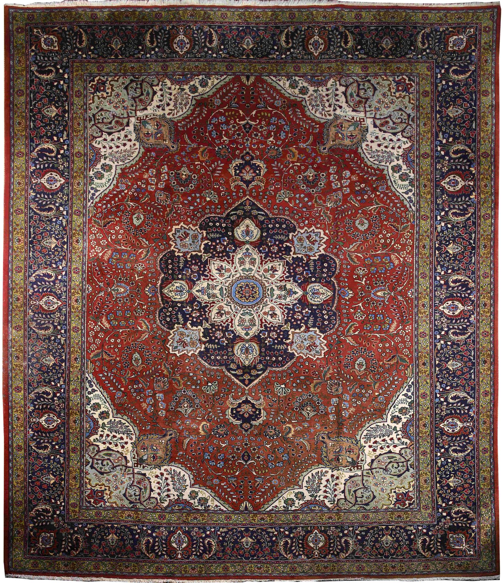 A Tabriz carpet