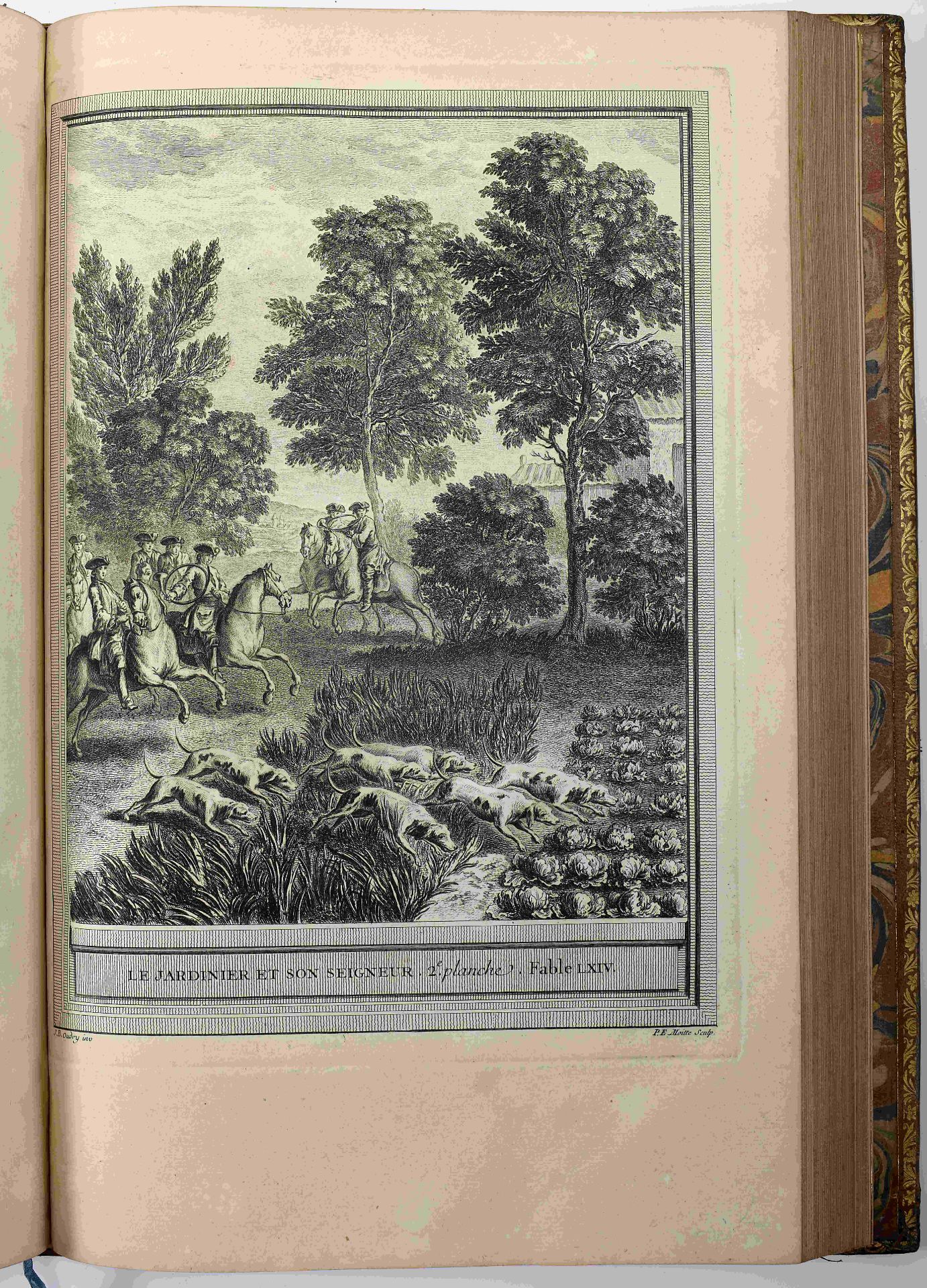 LA FONTAINE, Jean de.- Fables choisies, mises en vers.- A Paris: De l’Imprimerie de Valade, et se tr - Bild 5 aus 5