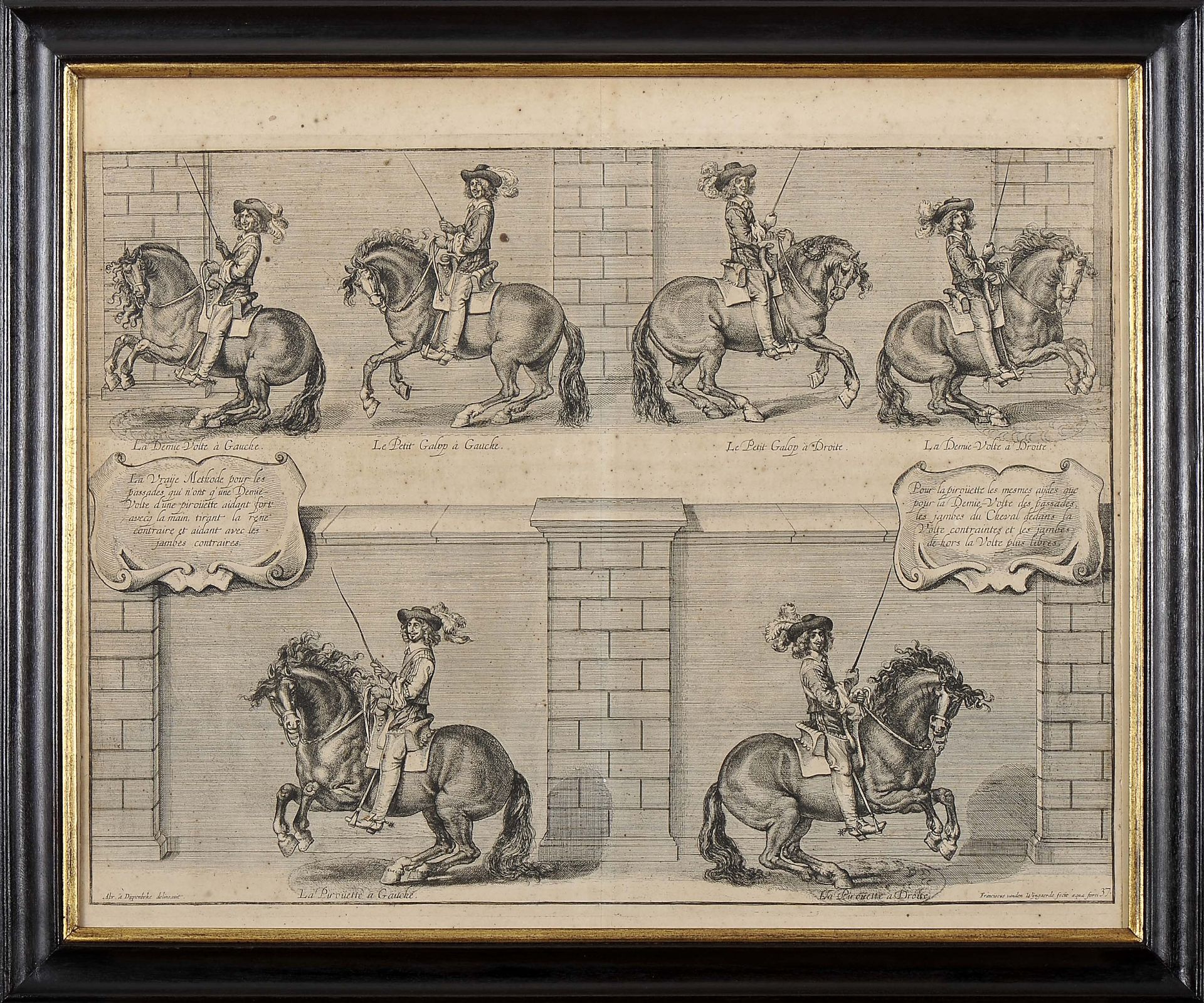 ENGRAVINGS.- NEWCASTLE, William Cavendish, Duke of.- four prints from the work “Methode et invention - Bild 3 aus 5