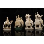 Chess Pieces - «Howdah» on Elephant and Camel
