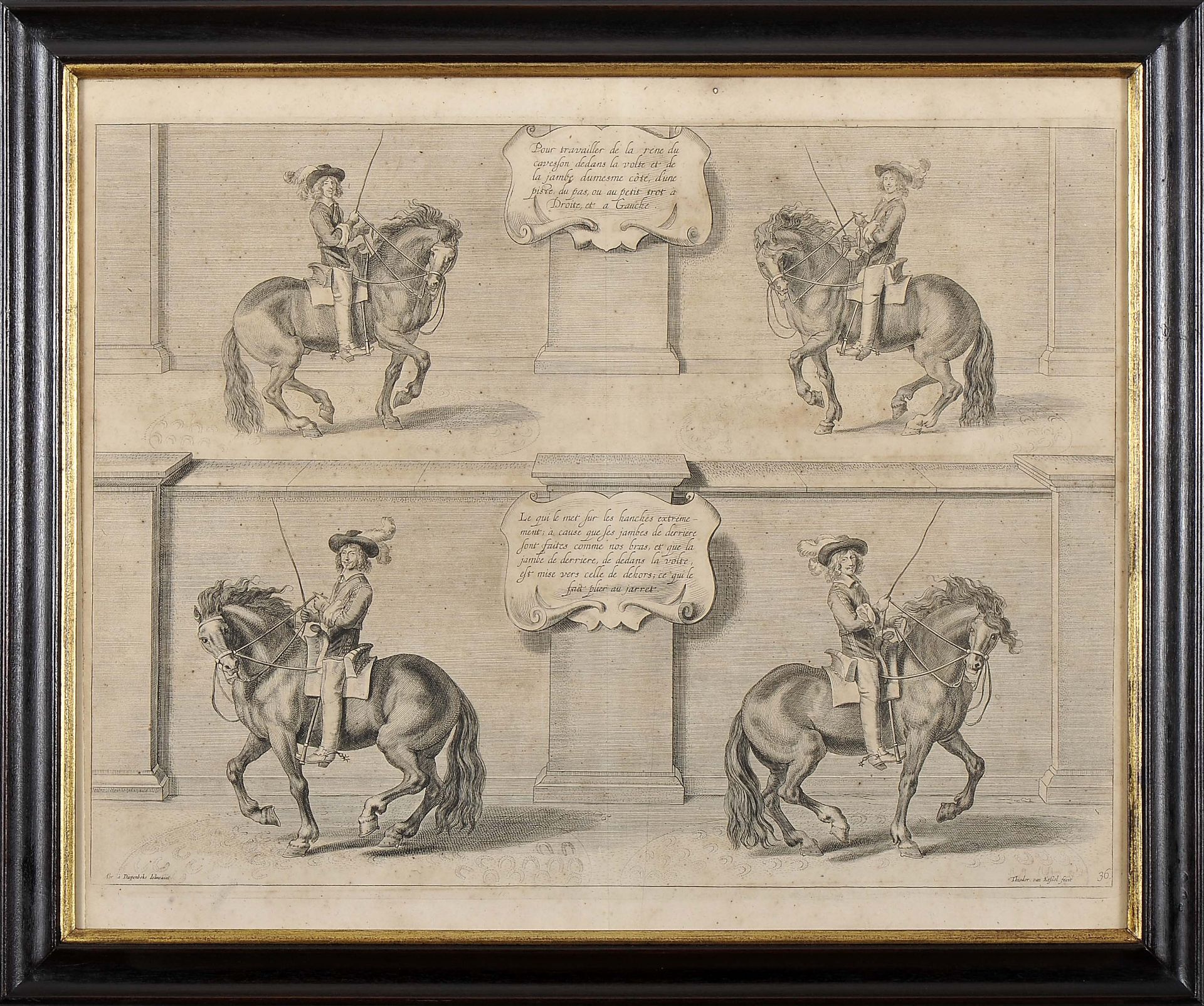 ENGRAVINGS.- NEWCASTLE, William Cavendish, Duke of.- four prints from the work “Methode et invention - Bild 2 aus 5
