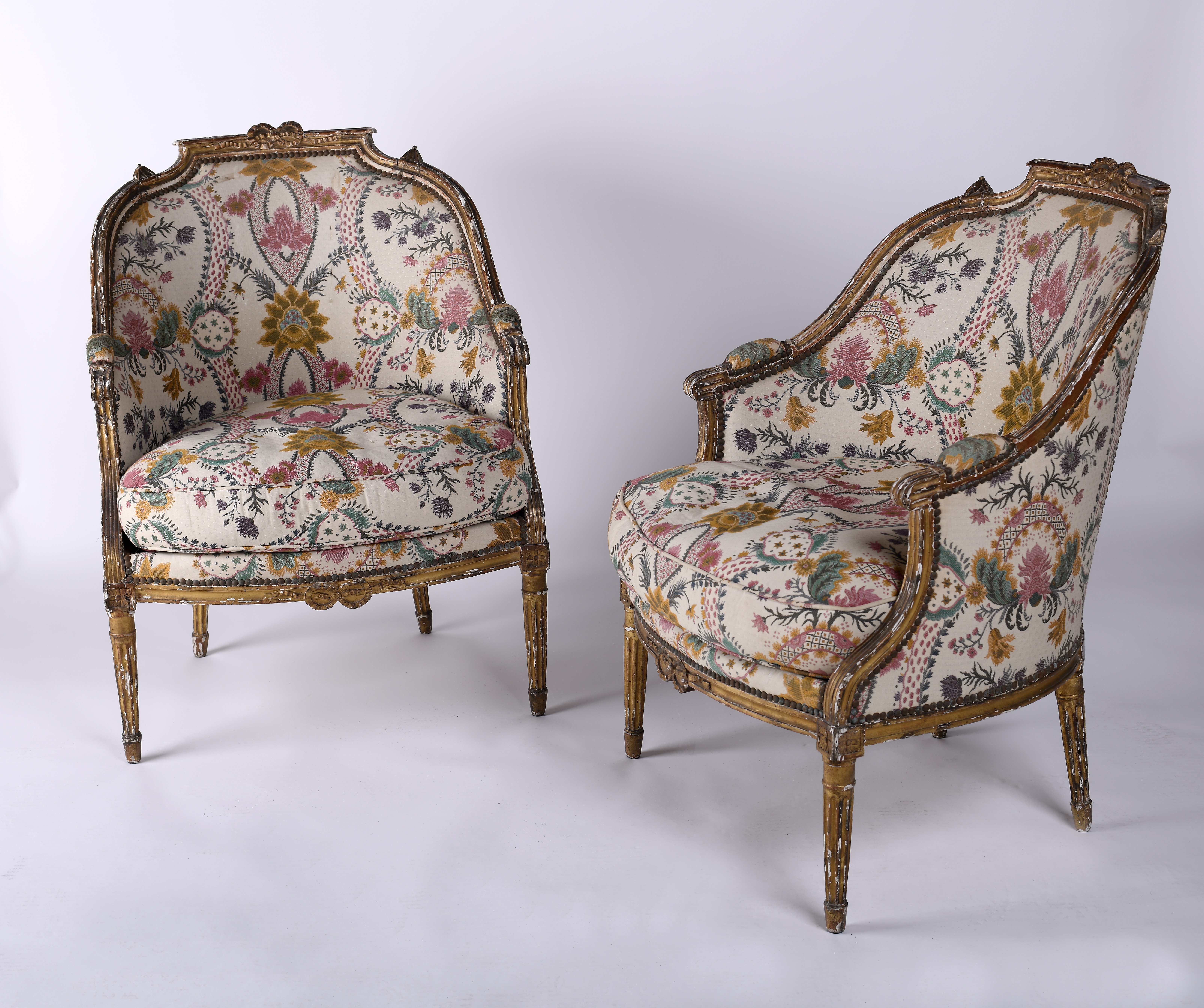 A pair of bergères