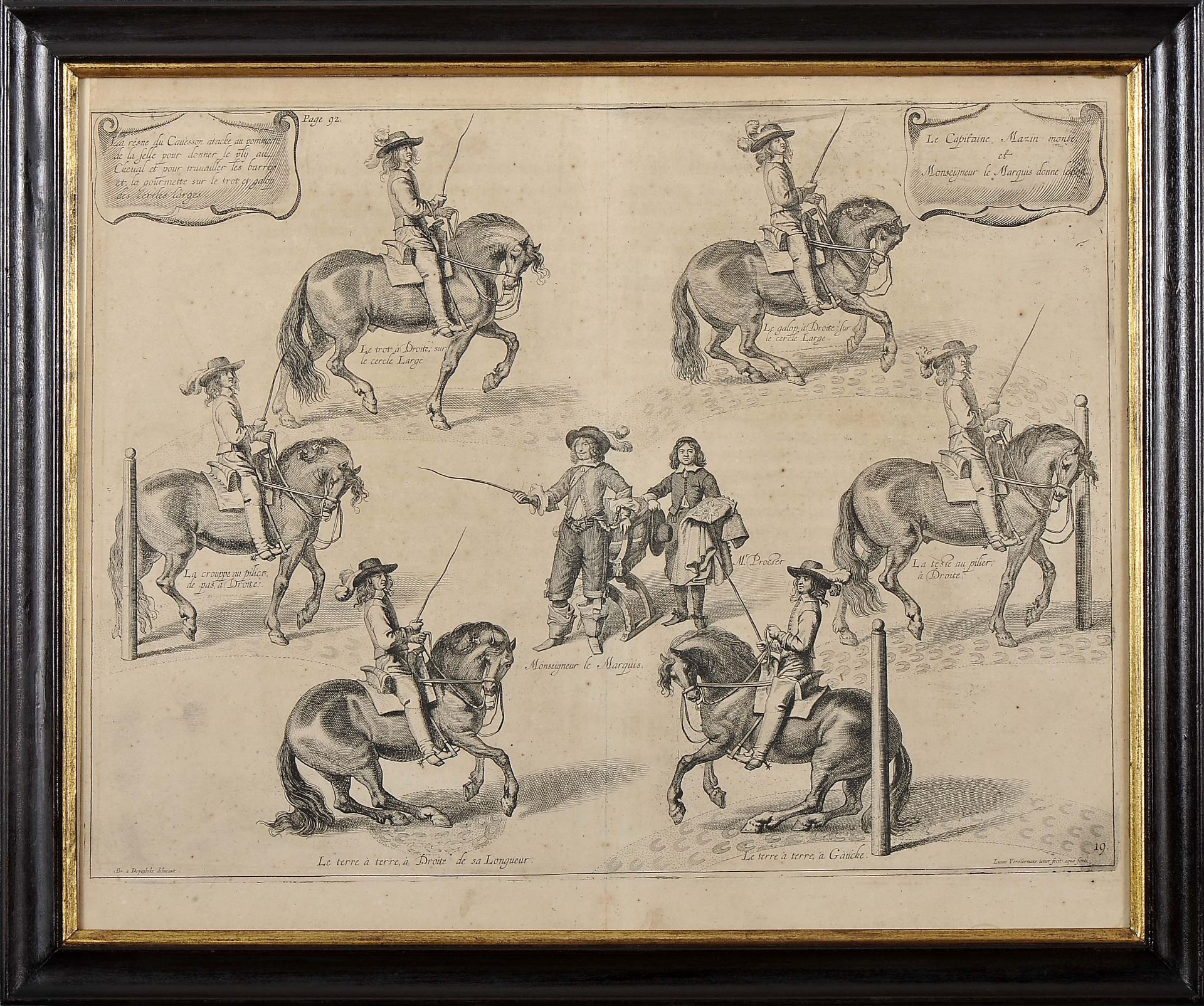 ENGRAVINGS - NEWCASTLE, William Cavendish, 1st Duke of.- four prints of the work “Methode et inventi - Bild 5 aus 5