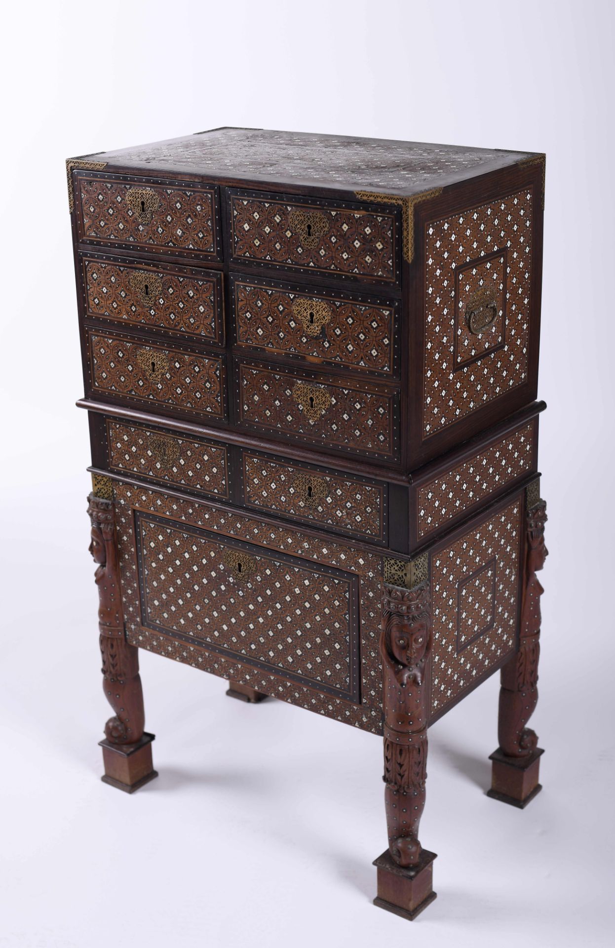 A cabinet of six drawers with stand - Image 2 of 5
