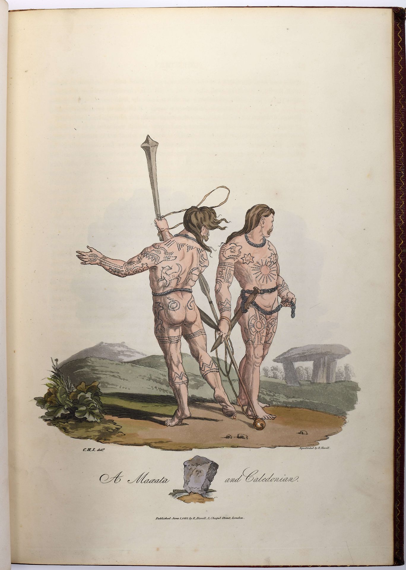 MEYRICK, Samuel Rush; SMITH, Charles Hamilton.- The costume of the original inhabitants of the Briti - Bild 4 aus 4