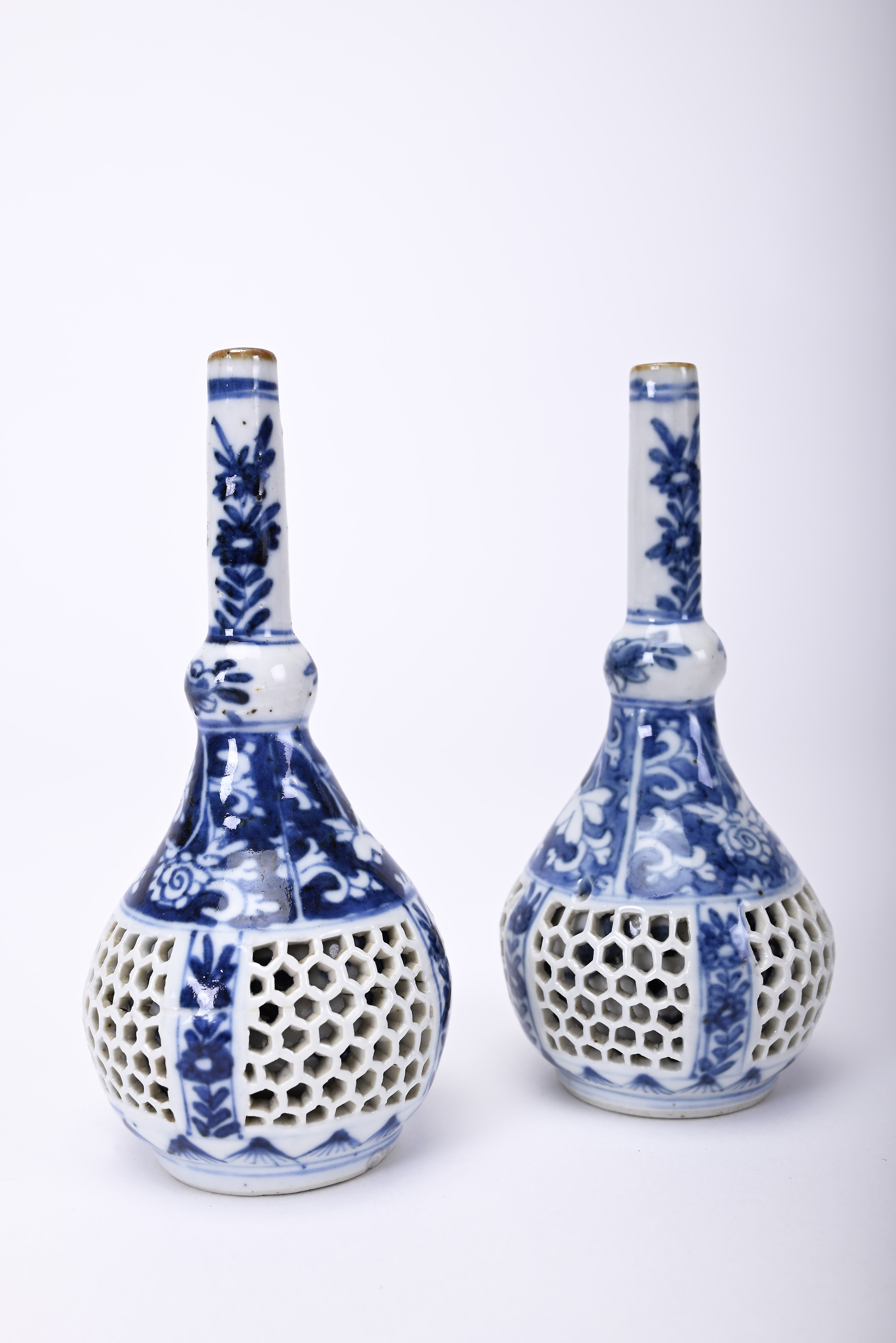 A pair of incense burners