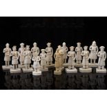 Chess Pieces "Pawns" - Indian male figures