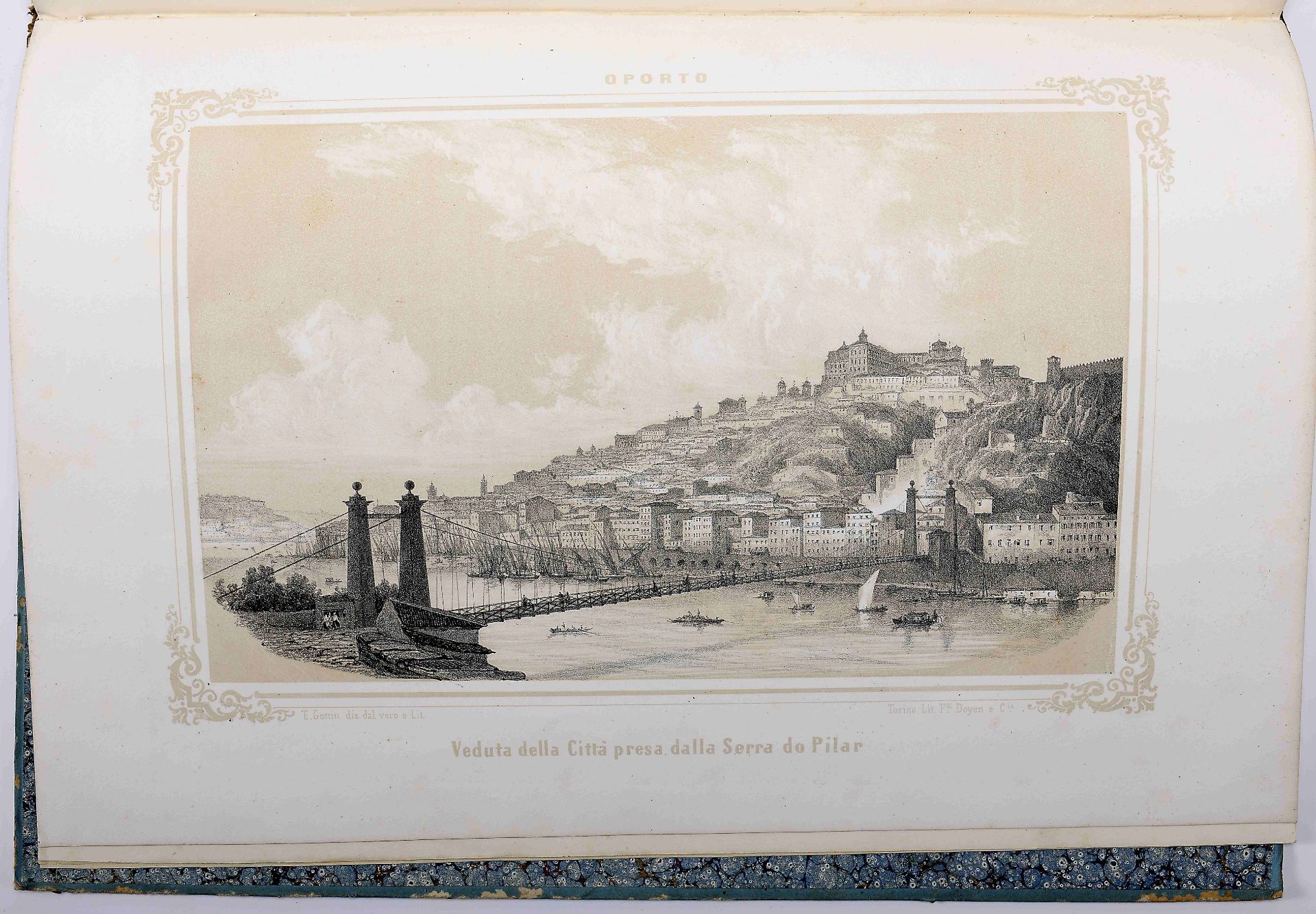 GONIN, Enrico (il.).- Rimenbranze di Oporto ossia raccolta di 12 disegni ricordanti la spedizione de - Bild 3 aus 5