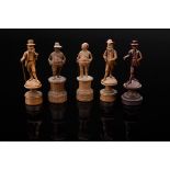 Chess pieces "Pawn" - Male figures