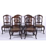 A set of twelve chairs