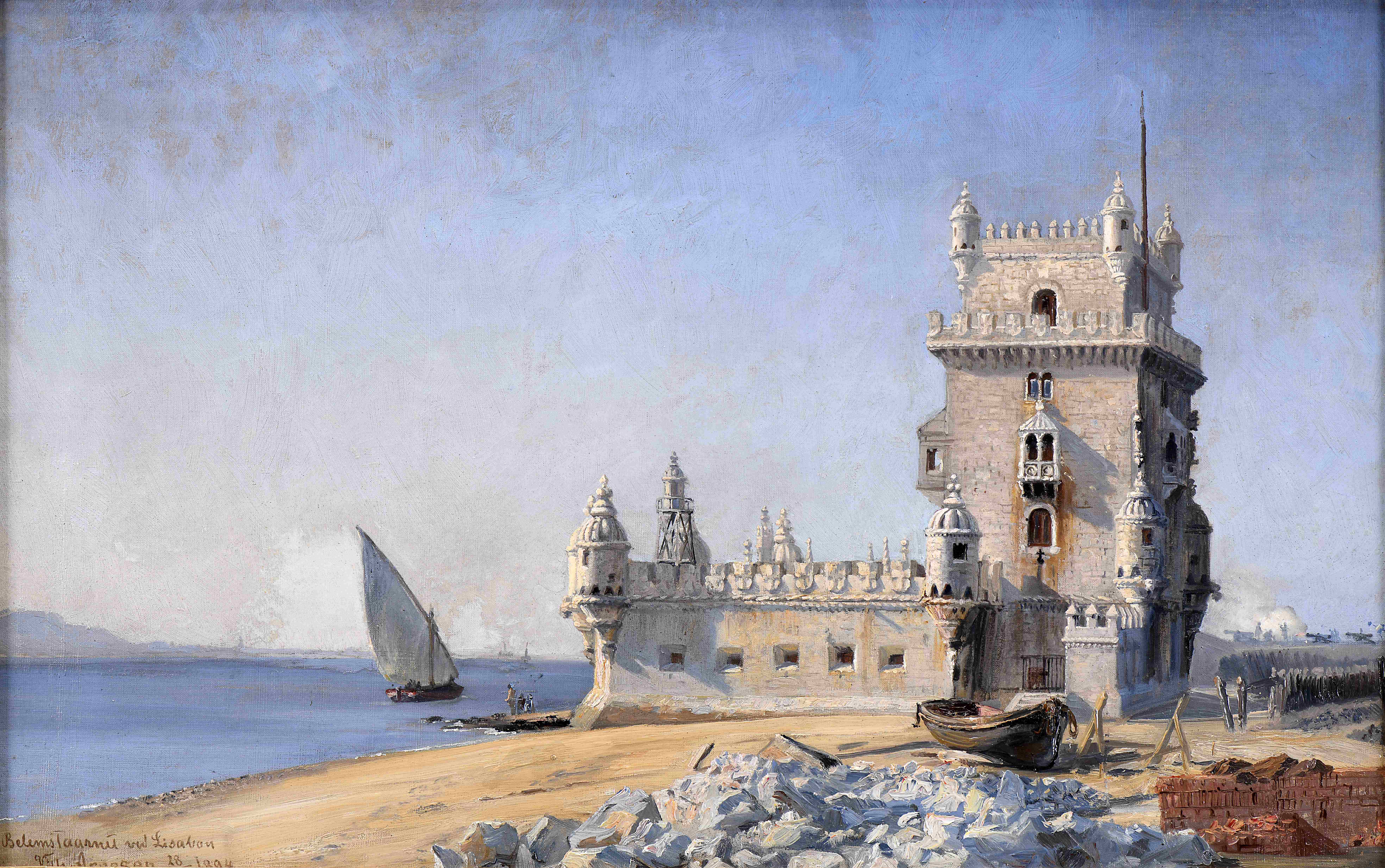 A view of Belém Tower - Image 3 of 8